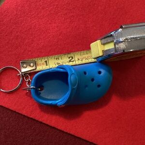 Boutique: Mini blue croc Keychain